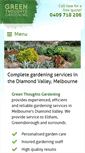 Mobile Screenshot of greenthoughtsgardening.com.au